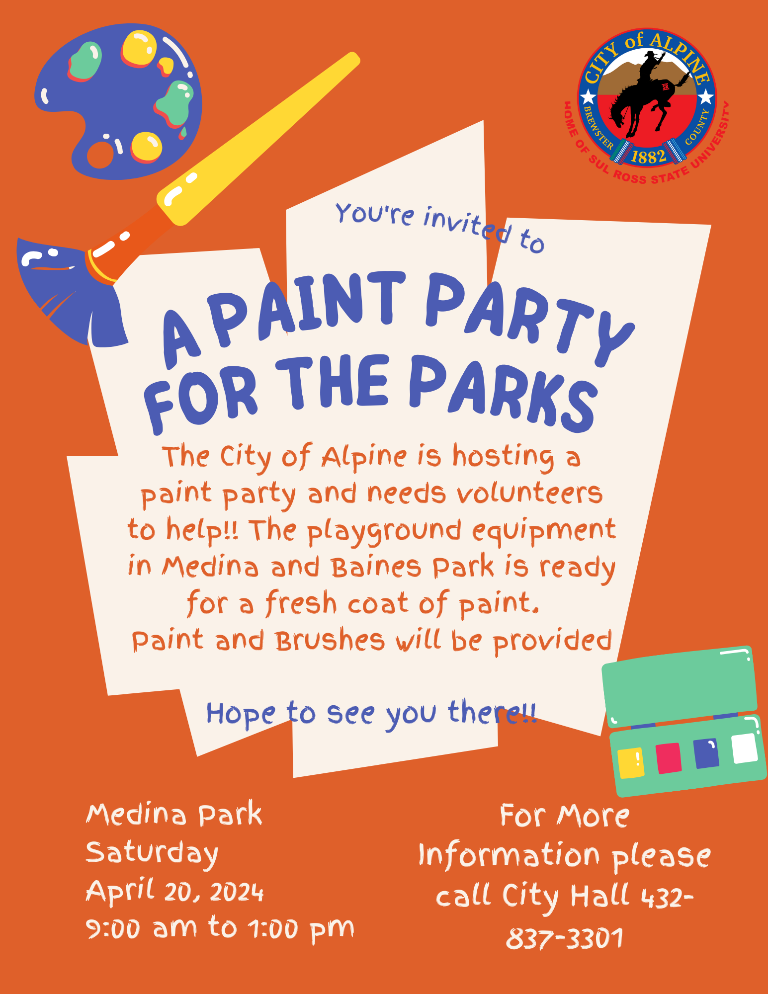 Paint the Parks 4-20-2024